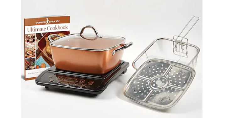 Kohl’s 30% Off! Earn Kohl’s Cash! Stack Codes! FREE Shipping! Copper Chef XL 5-pc. Casserole Pan Set with Induction Cooktop – Just $41.99!