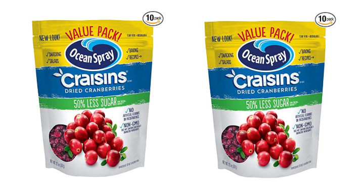 Ocean Spray Craisins Dried Cranberries (Pack of 10) Only $5.21 Shipped!