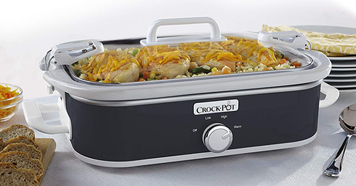 Crock-Pot 3.5-Quart Casserole Crock Manual Slow Cooker – Just $33.19!
