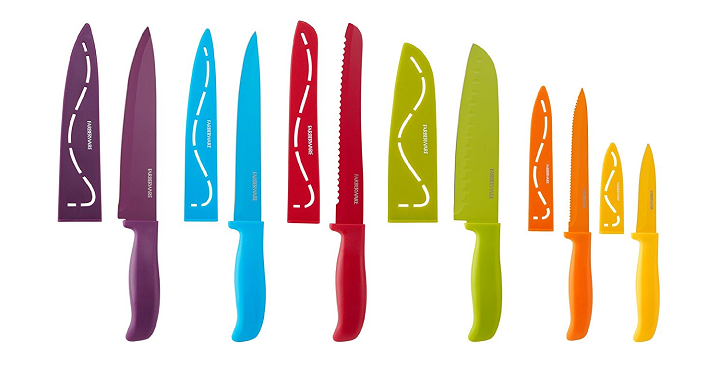 Farberware 12 Piece Non-Stick Cutlery Knife Set Only $11.60!