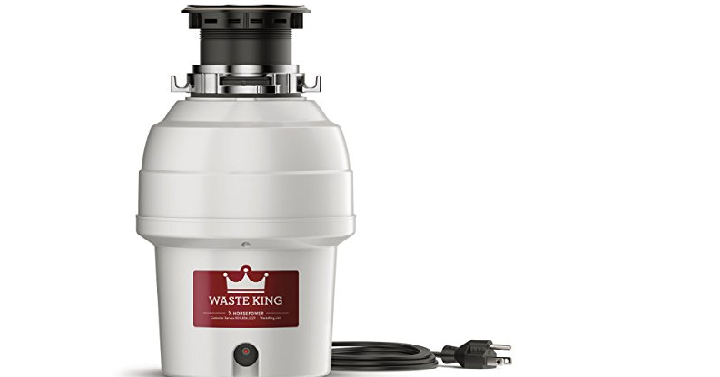 Waste King 3/4 HP Garbage Disposal with Power Cord Only $68.65 Shipped! (Reg. $105) #1 Best Seller!