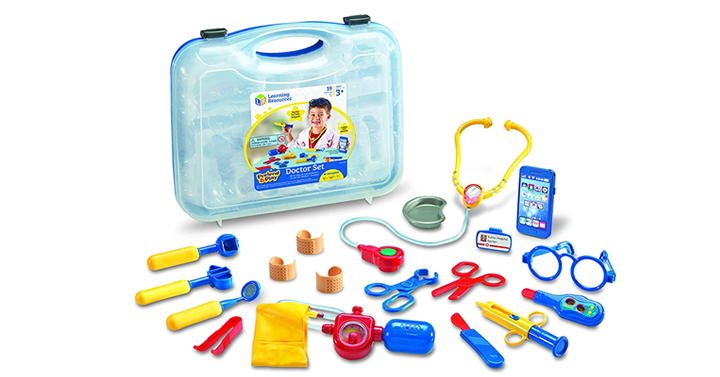 Learning Resources Pretend & Play Doctor Kit for Kids – 19 Piece Set – Just $20.49!
