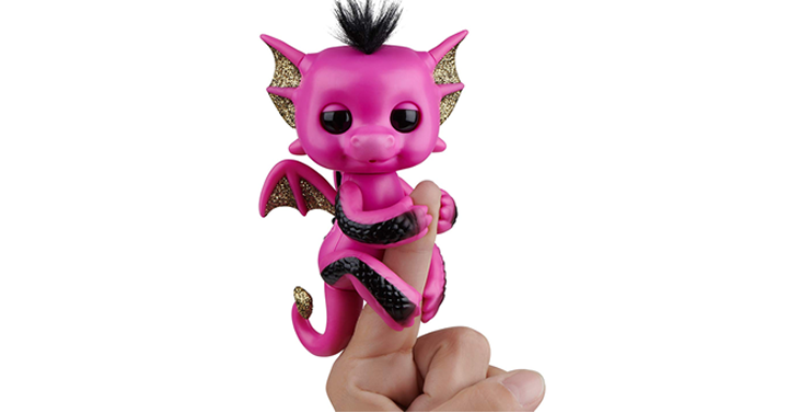 WowWee Fingerlings – Pink and Black Glitter Dragon – Just $14.99!