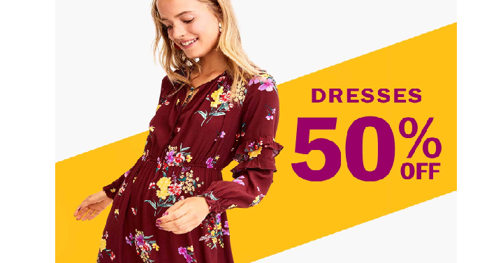 Old Navy: Dresses are 50% off! Prices Start at Only $15!