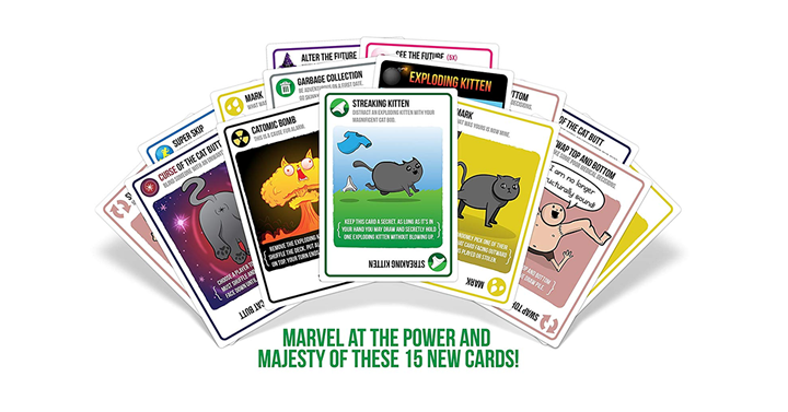 Streaking Kittens: This Is The Second Expansion of Exploding Kittens – Just $6.99!