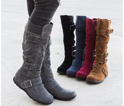 Fashion Buckle Boots – Only $36.99!