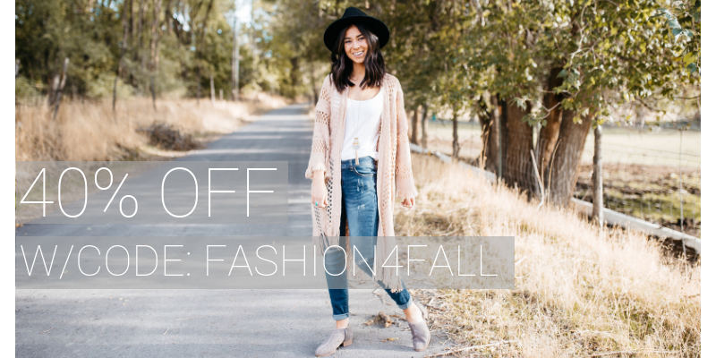 Fashion Friday! Fun Fall Ponchos and Kimonos – 40% off! Plus FREE shipping!