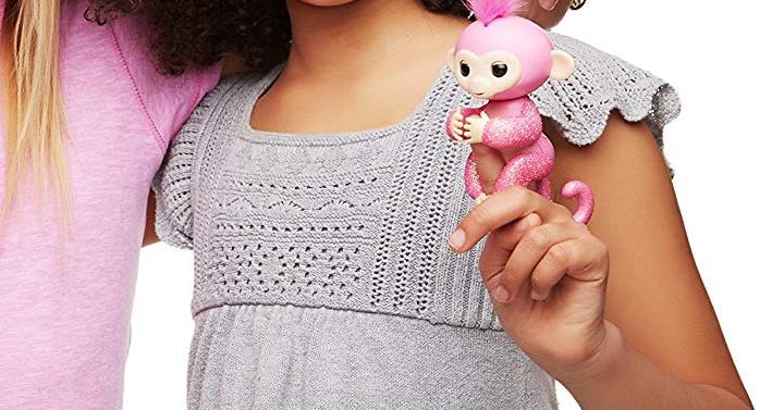 Fingerlings Glitter Monkey – Rose (Pink Glitter) – Only $10!