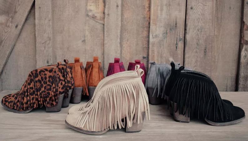Boho Fringe Ankle Booties – Only $32.99!