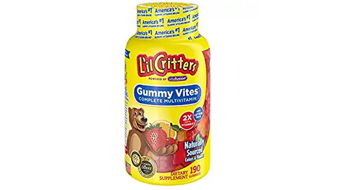 L’il Critters Gummy Vites Complete Multivitamin, 190 Count – Just $6.41!