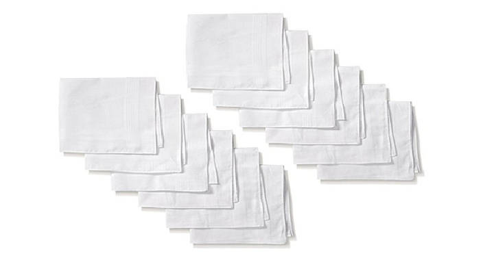 Men’s Cotton Handkerchief 12 Pack Only $8.99 Shipped! (Reg. $20)