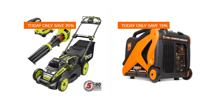 Home Depot: Save Up to 25% off Select Outdoor Power Equipment! Plus, FREE Delivery!