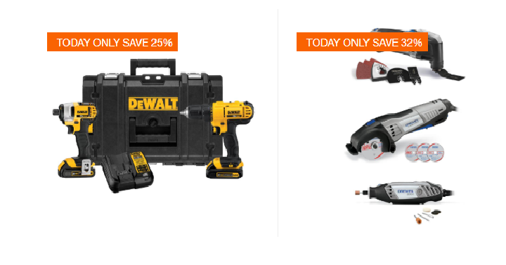 Home Depot: Save Up to 40% off Select Power Tools and Accessories + FREE Delivery!
