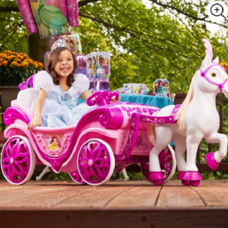 Disney Princess Royal Horse and Carriage Girls 6V Ride-On Only $149.99! + Free Shipping!