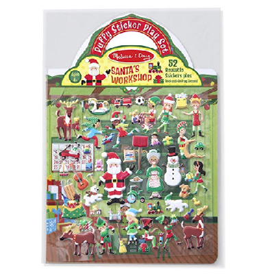 Melissa & Doug Puffy Sticker Santa’s Workshop Activity Book Only $4.99!
