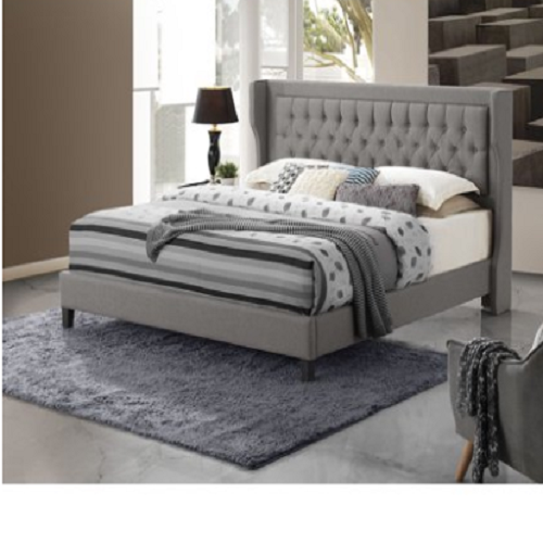 Brighton King-Size Grey Diamond Tufted Upholstered Platform Bed Only $236.57 Shipped!!! (Reg. $929.07)