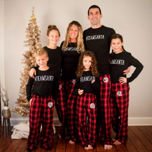 Monogrammed Christmas PJ Pants Sizes Youth to Adult Only $24.99! (Reg. $46.99)