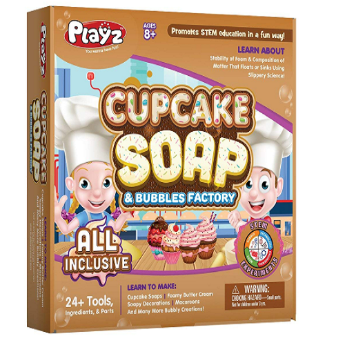 Playz Cupcake Soap & Bubbles Science Factory Only $15 with coupon! (Reg. $30)