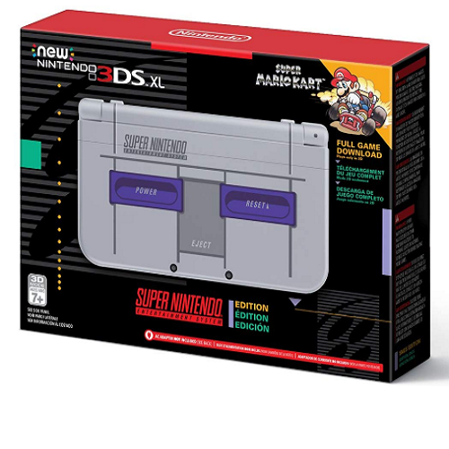 Nintendo New 3DS XL – Super NES Edition + Super Mario Kart Only $149.99 Shipped!! (Reg. $200)