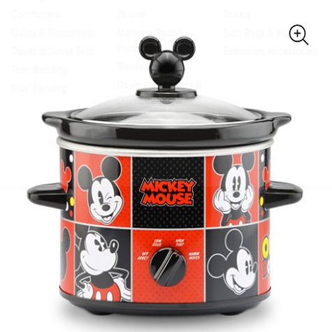 Disney Mickey Mouse 2 Quart Slow Cooker Only $15.60! (Reg. $34)