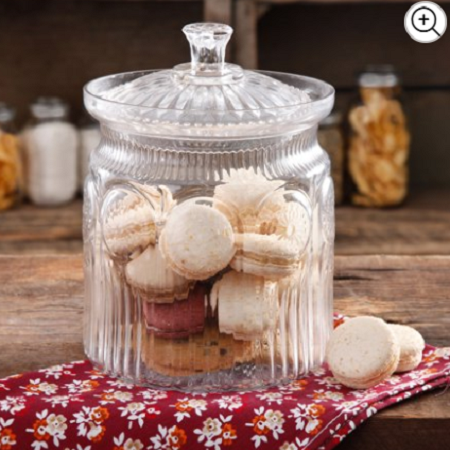 The Pioneer Woman Adeline Clear Glass Cookie Jar Only $10.88!