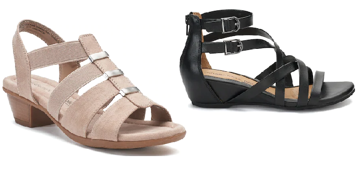 Kohl’s: Take up to 70% off Clearance + Extra 20% off!  Women’s Sandals Only $4.79 and More!