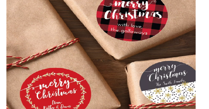 Personalized Holiday Gift Labels Only $6.95!