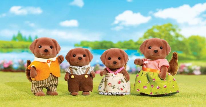 Calico Critters Chocolate Labrador Family Doll Set – Only $13.96!
