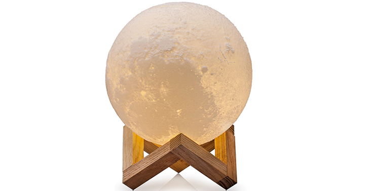Rechargeable Moon Lamp with Touch Control Brightness and USB Charging – Just $19.75!