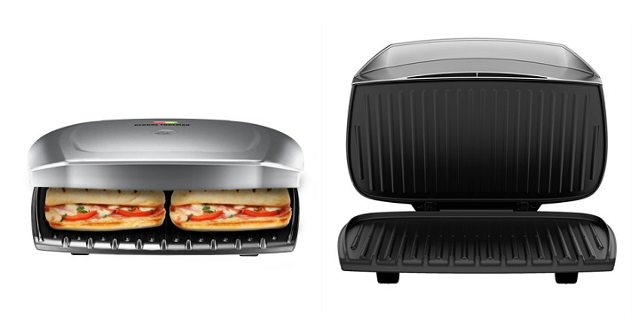 George Foreman 9 Serving Classic Plate Electric Indoor Grill and Panini Press Only $19.99! (Reg $59.95)