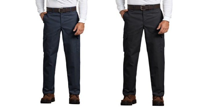 Genuine Dickies Men’s Relaxed Fit Flat Front Cargo Pants Only $17.88!