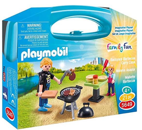 PLAYMOBIL Backyard Barbecue Carry Case – Only $4.99!