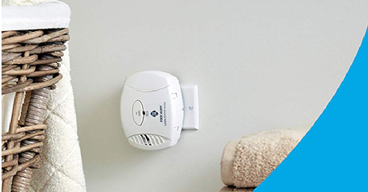 First Alert Plug-In Carbon Monoxide Detector with Battery Backup Only $14.55!