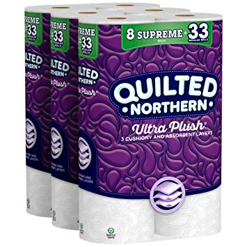 Quilted Northern Ultra Plush Toilet Paper 24-Supreme Rolls Just $22.69 Shipped!