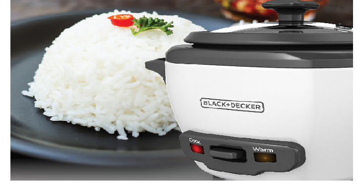 BLACK+DECKER 3-Cup Electric Rice Cooker Only $13.99!
