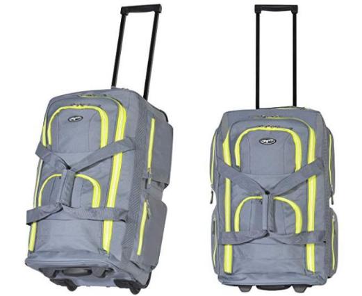Olympia 22″ 8 Pocket Rolling Duffel – Only $19.99!