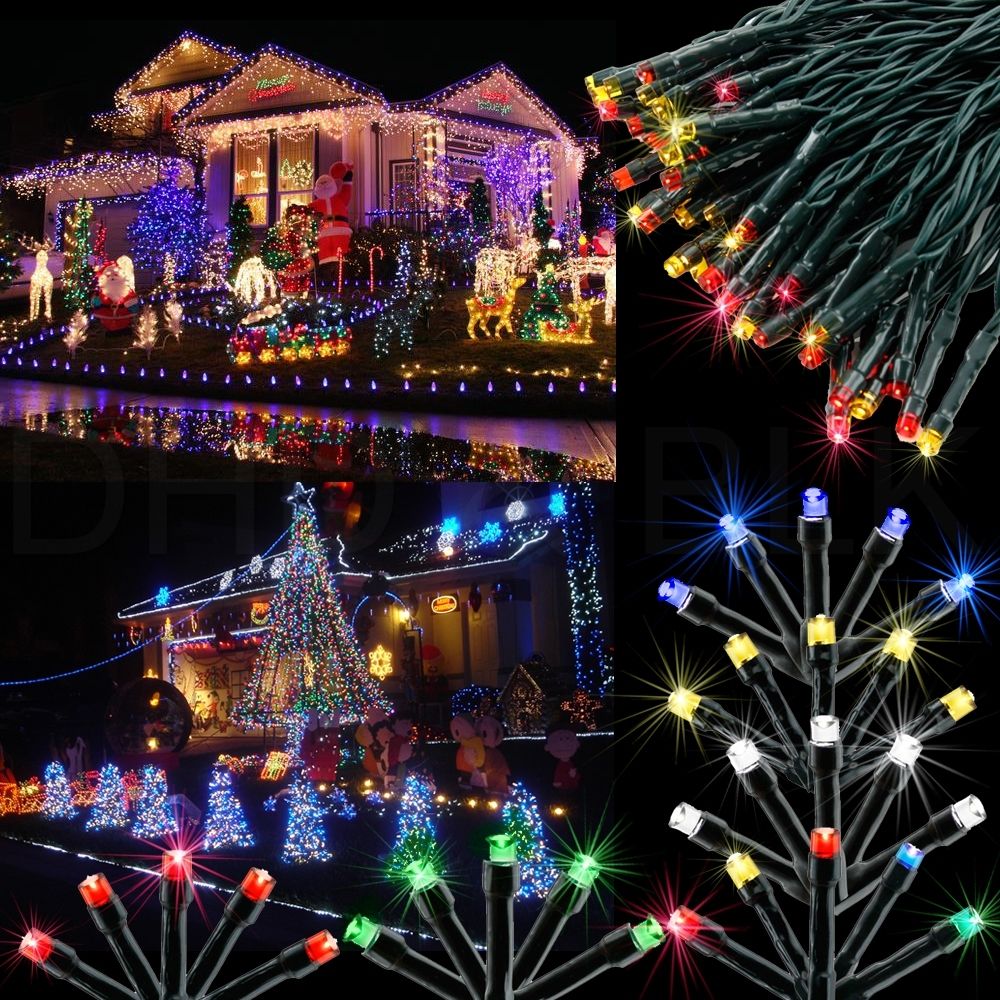 50 ft 100 ct LED Solar String Lights Only $9.99 + FREE Shipping!