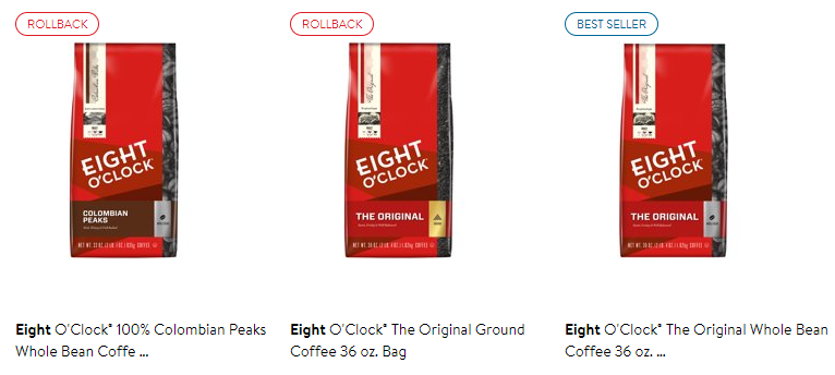 Eight O’Clock Coffee 36 oz Bags Only $10.66!