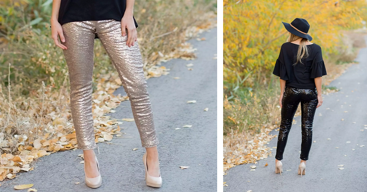 Holiday Sequin Leggings Only $28.99!