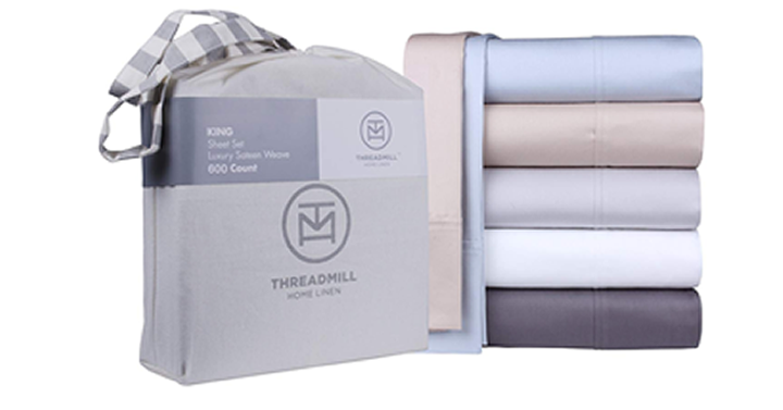 600 Thread Count Extra-Long Staple 100% Cotton Sheets – Just $43.99!