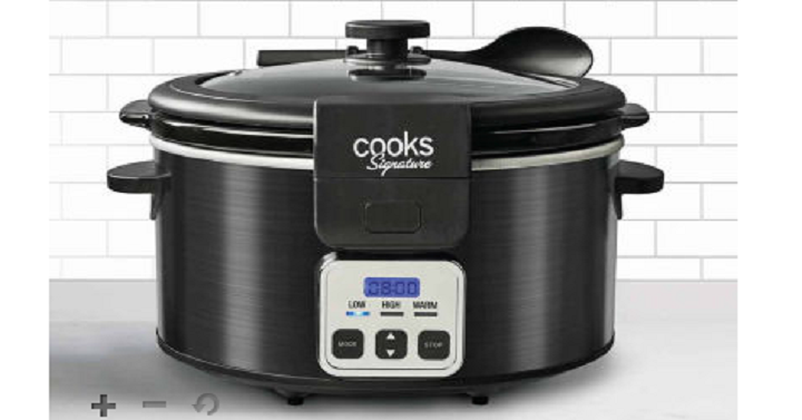 Cooks Signature 6 Quart Slow Cooker Only $25.49!