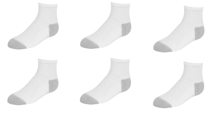 Hanes Boys’ Ankle Socks, 20 Pairs Only $7.24! Stock up Now!