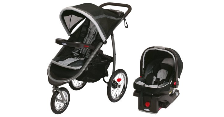Graco FastAction Fold Jogger Click Connect Travel System Jogging Stroller Only $195 Shipped! (Reg. $215)
