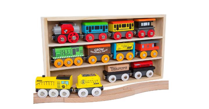 Orbrium Toys Wooden Engines & Train Cars Collection – Only $19.99!