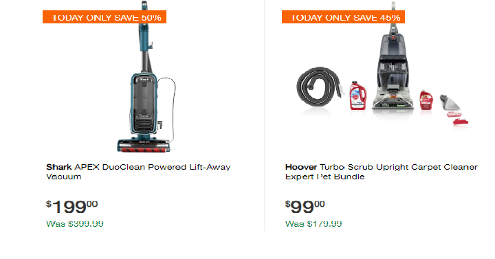 Home Depot: Save Up to 45% off Select Vacuums and Carpet Cleaners! Plus, FREE Delivery!