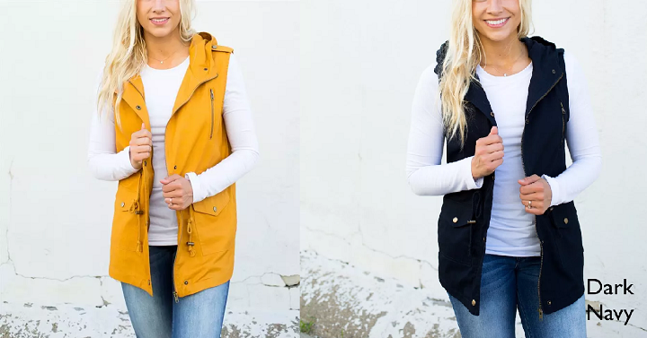 Extra Long Vest (10 Colors) Only $19.99!