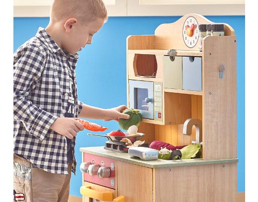 Little Chef Wooden Toy Play Kitchen with Accessories – Only $62.99 Shipped!