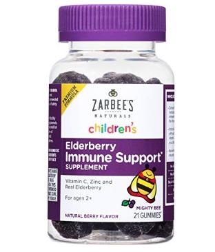 Zarbee’s Naturals Children’s Elderberry Gummies with Vitamin C, Zinc – Only $6.99!