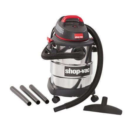 Shop-Vac, 6 Gallon 4.5 Peak HP Stainless Steel Wet/Dry Vac – Just $29.00! Wal-Mart Black Friday!