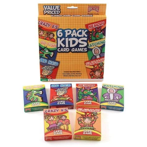 Classic Kids Card Games 6 Pack Only $4.89!